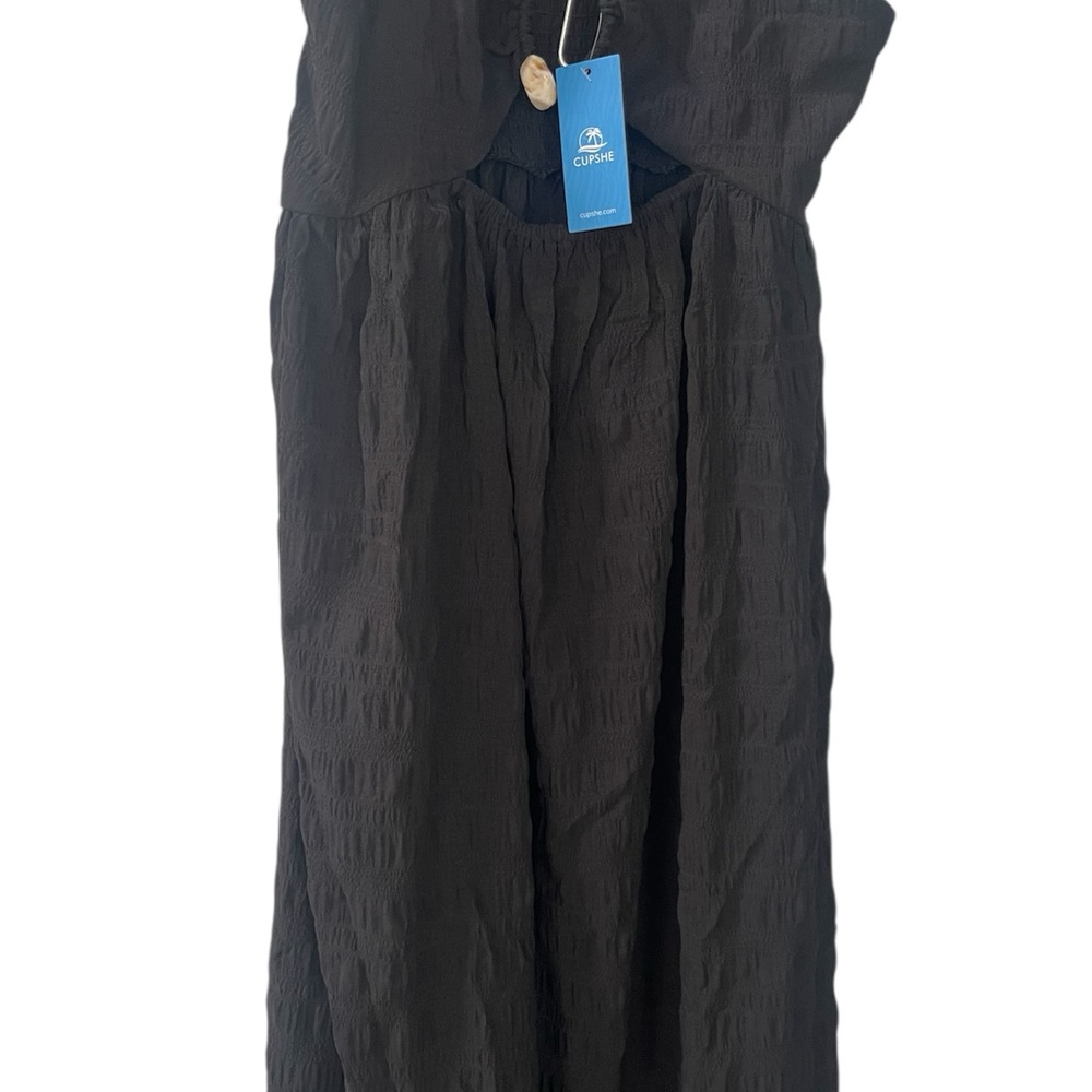 Cupshe Eclipse Black Maxi Dress - Picture 5 of 7